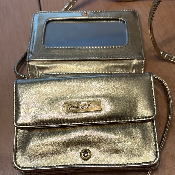Vintage gold mesh Whiting & Davis small crossbody bag - Picture 3 of 9